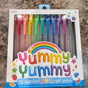 Yummy Yummy Scented Glitter Gel Pens - 12 Pack